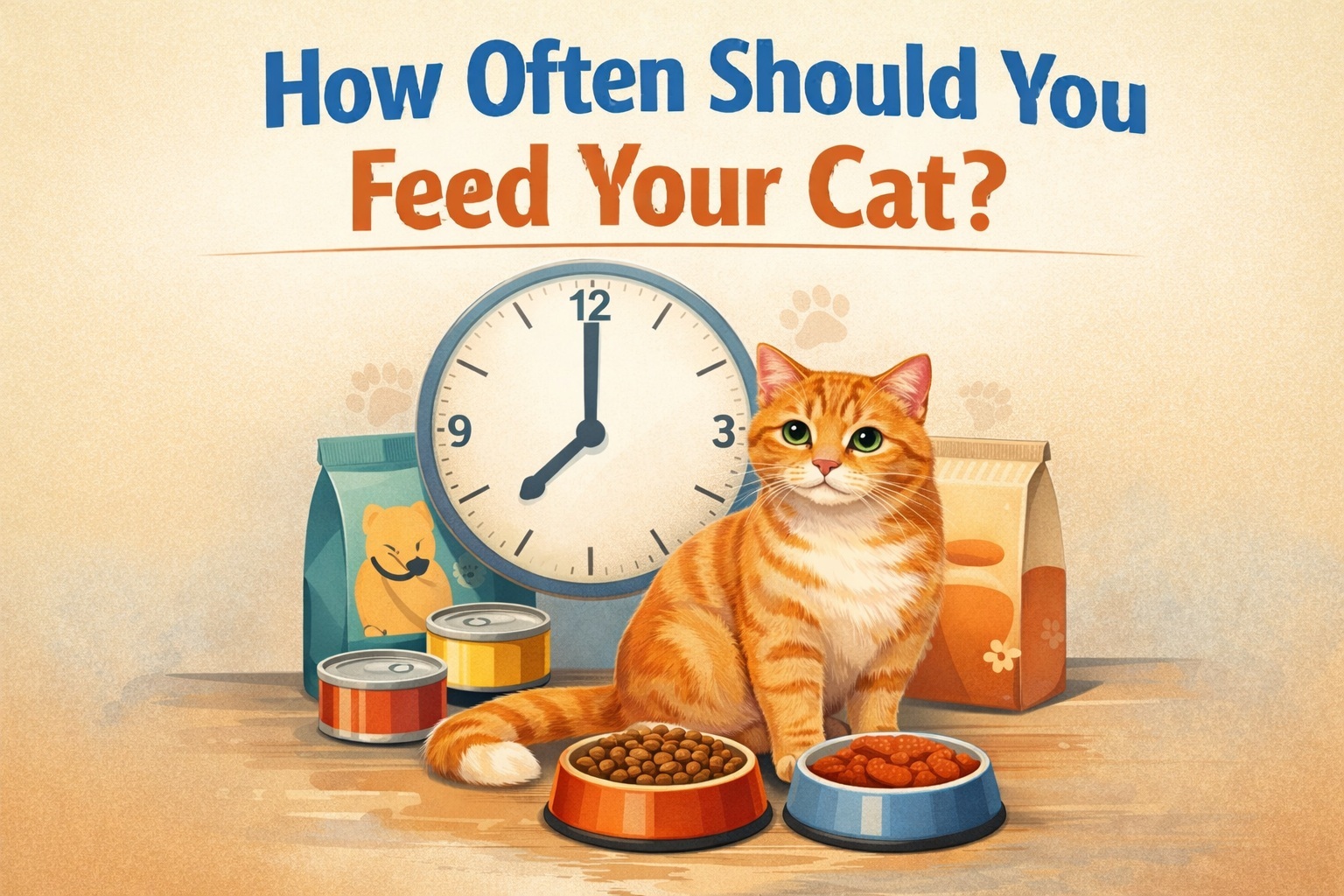 How Often Should You Feed Your Cat? A Complete Feeding Guide for Cat Owners[2026]
