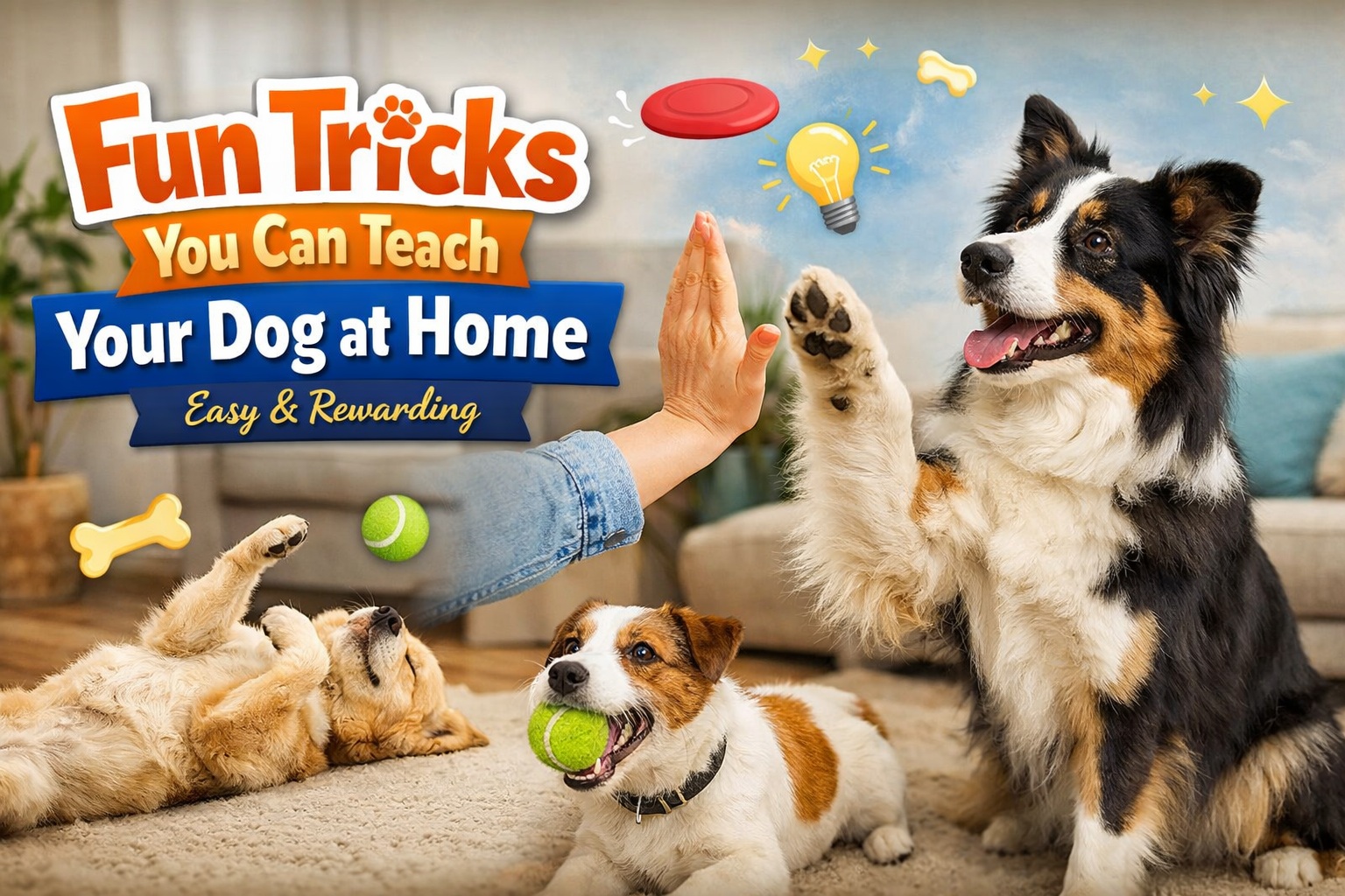 10 Fun Tricks You Can Teach Your Dog at Home (Easy & Rewarding)