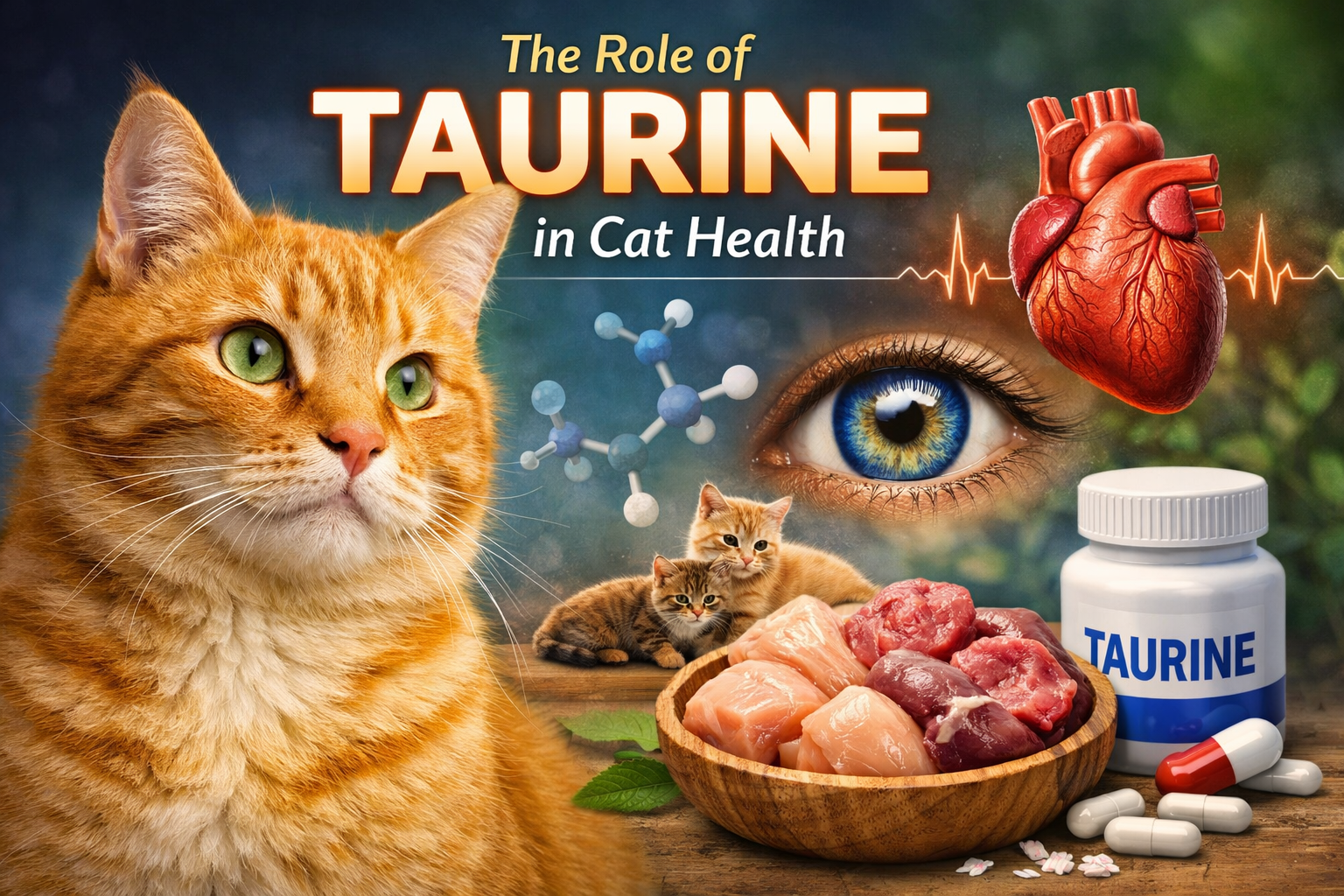 Taurine for Cats: Benefits, Deficiency Symptoms & Daily Requirements [2026]