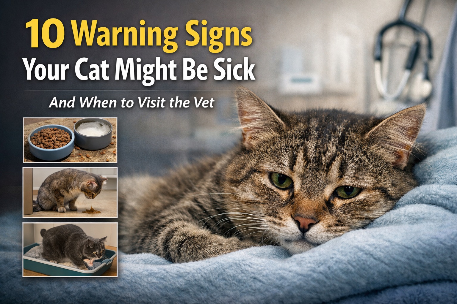 10 Warning Signs Your Cat Might Be Sick – and When to Visit the Vet