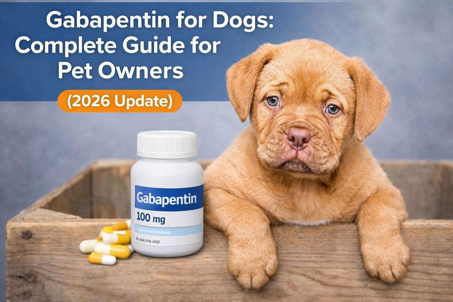 Gabapentin for Dogs: Uses, Dosage, Safety, and Side Effects (Vet-Prescribed Guide 2026)