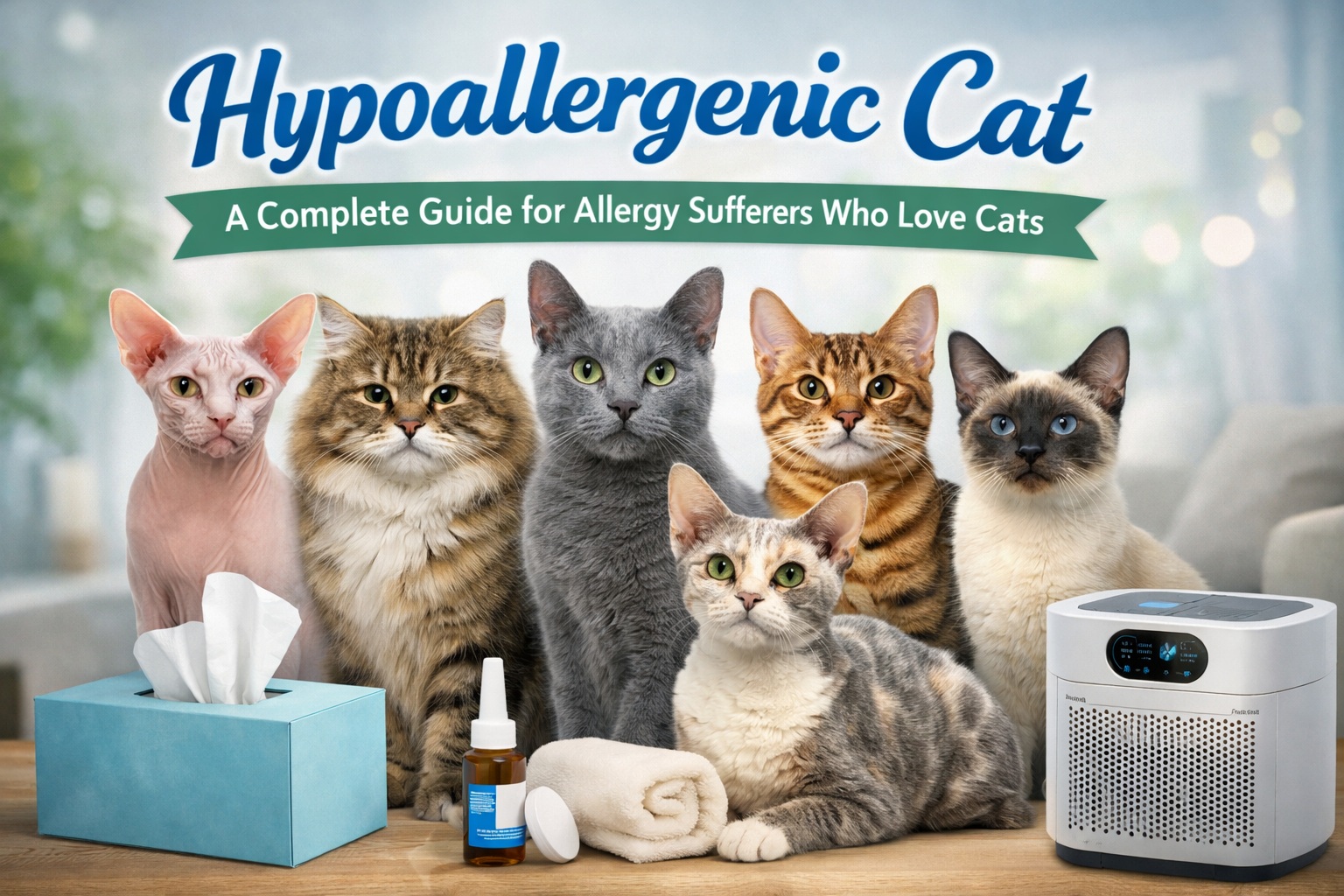 Hypoallergenic Cat: A Complete Guide for Allergy Sufferers Who Love Cats [2026 updated]