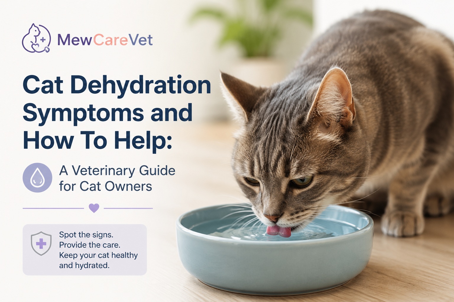 Cat Dehydration Symptoms and How To Help: A Veterinary Guide for Cat Owners