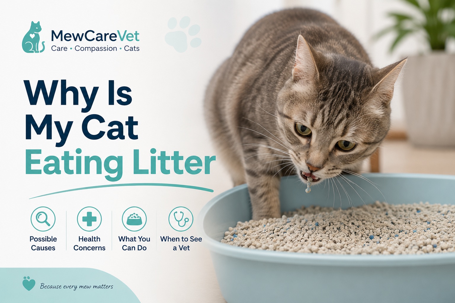 Why Is My Cat Eating Litter?: A Comprehensive Veterinary Guide to Causes, Risks & Prevention